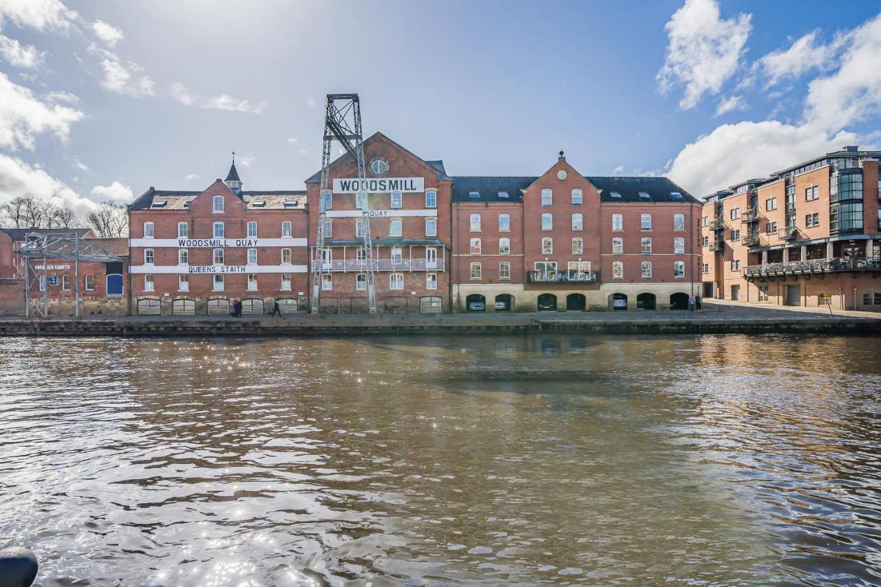 Woodsmill Quay Riverside Apartment - Heart Of Йорк Екстериор снимка
